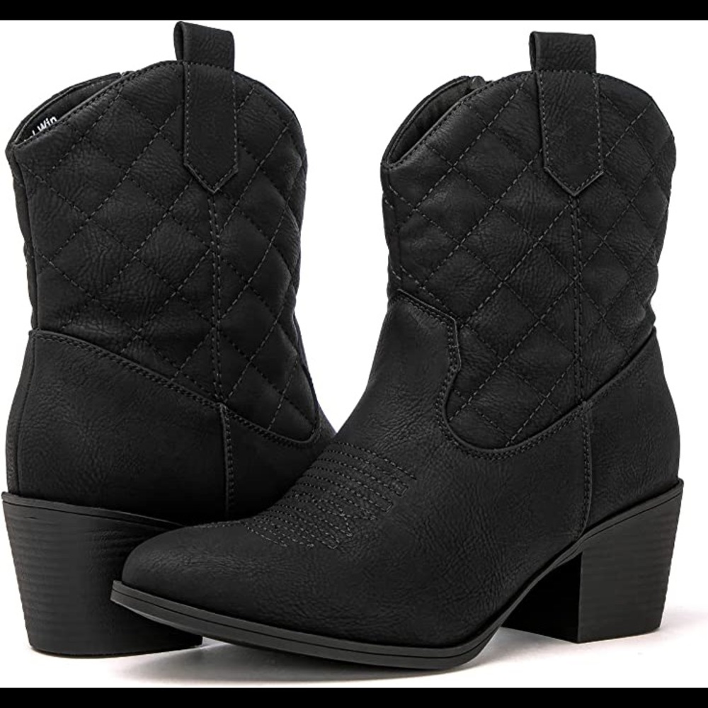 New Womens Vegan Leather Boots Multiple Sizes - Picture 1 of 1